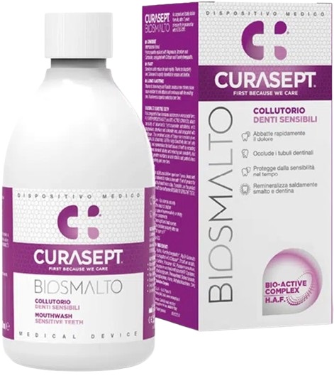 CURASEPT BIOSMALTO COLLUTORIO DENTI SENSIBILI 300 ML - Antica Farmacia Ferrari