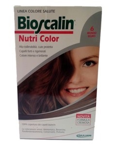 BIOSCALIN NUTRI COLOR 6 BIONDO SCURO SINCROB 124 ML - Antica Farmacia Ferrari
