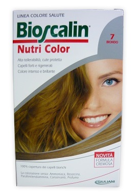 BIOSCALIN NUTRI COLOR 7 BIONDO SINCROB 124 ML - Antica Farmacia Ferrari