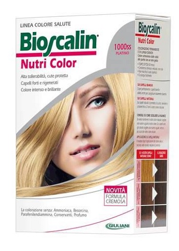BIOSCALIN NUTRI COLOR 1000SS PLATINO SINCROB 124 ML - Antica Farmacia Ferrari