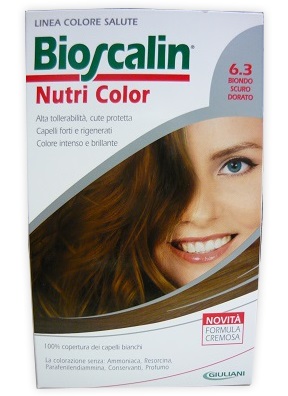 BIOSCALIN NUTRI COLOR 6,3 BIONDO SCURO DORATO SINCROB 124 ML - Antica Farmacia Ferrari
