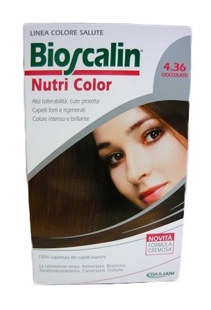 BIOSCALIN NUTRI COLOR 4,36 CIOCCOLATO SINCROB 124 ML - Antica Farmacia Ferrari