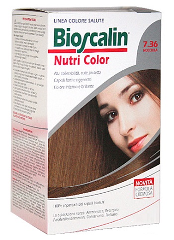 BIOSCALIN NUTRI COLOR 7,36 NOCCIOLA SINCROB 124 ML - Antica Farmacia Ferrari