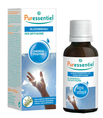 PURESSENTIEL MISCELA ENERGIA POSITIVA PER DIFFUSIONE 30 ML - Antica Farmacia Ferrari