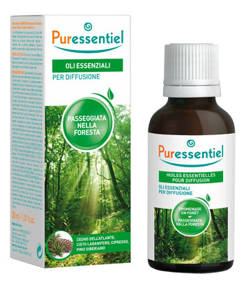 PURESSENTIEL MISCELA PASSEGGIATA FORESTA PER DIFFUSIONE 30 ML - Antica Farmacia Ferrari