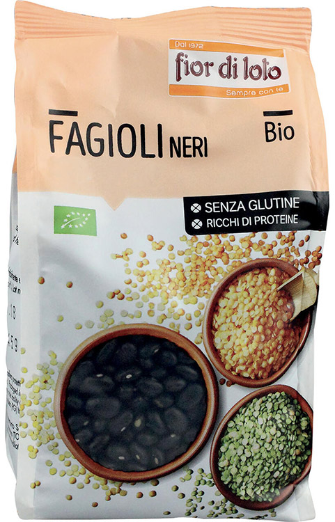 FIOR DI LOTO FAGIOLI NERI SENZA GLUTINE BIO 400 G - Oltrefarma