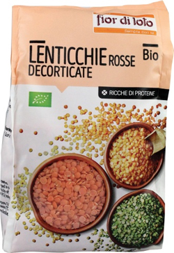 LENTICCHIE PICCOLE ROSSE DECORTICATE BIO 400 G - Antica Farmacia Ferrari