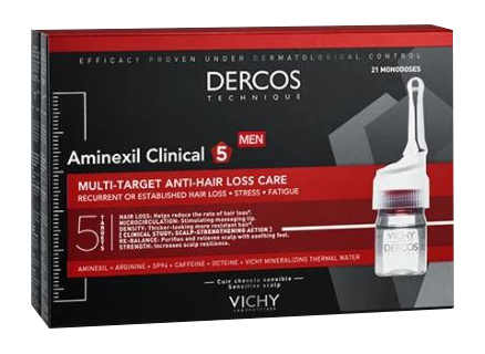 DERCOS AMINEXIL FIALE 42 UOMO 6 ML - Antica Farmacia Ferrari