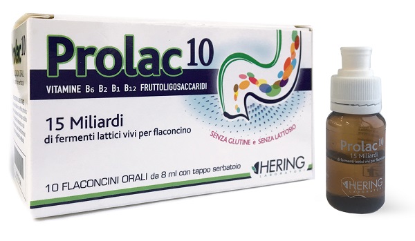 PROLAC10 FERMENTI LATTICI 15 MILIARDI 10 FLACONCINI 8 ML - Antica Farmacia Ferrari