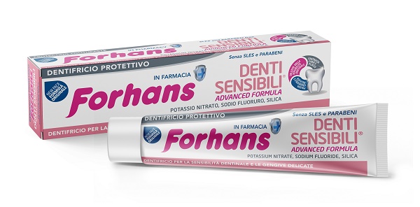FORHANS SP DENTIFRICIO DENTI SENSIBILI ADVANCED 75 ML - Antica Farmacia Ferrari