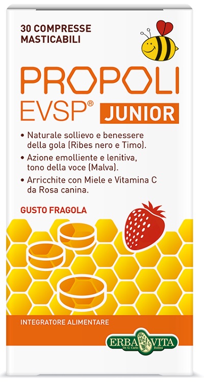 PROPOLI EVSP JUNIOR 30 COMPRESSE - Antica Farmacia Ferrari