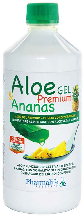 ALOE GEL PREMIUM & ANANAS 1 LITRO - Antica Farmacia Ferrari