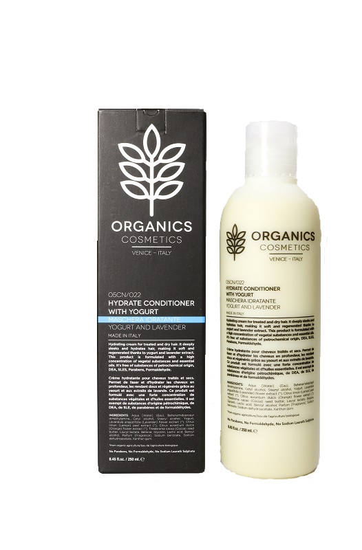 ORGANICS PHARM HYDRATE CONDITIONER WITH YOGURT AND LAVENDER - Antica Farmacia Ferrari
