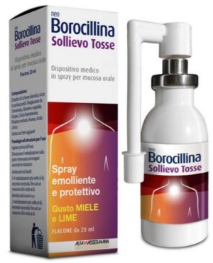 NEOBOROCILLINA SOLLIEVO TOSSE SPRAY 20 ML - Antica Farmacia Ferrari
