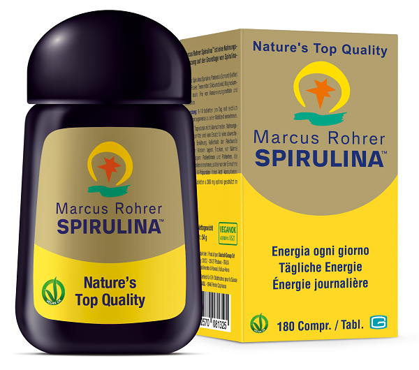 SPIRULINA MARCUS ROHRER 180 COMPRESSE - Antica Farmacia Ferrari
