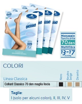 SAUBER COLLANT 70 DENARI MAGLIA LISCIA NERO 2 LINEA CLASSICA - Antica Farmacia Ferrari