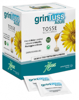 GRINTUSS ADULTI 20 COMPRESSE CON POLIRESIN 1,5 G - Antica Farmacia Ferrari