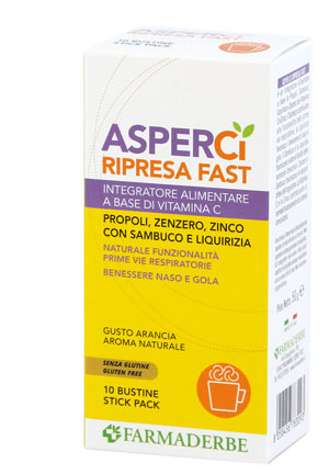 ASPER CI RIPRESA FAST 10 BUSTINE - Antica Farmacia Ferrari