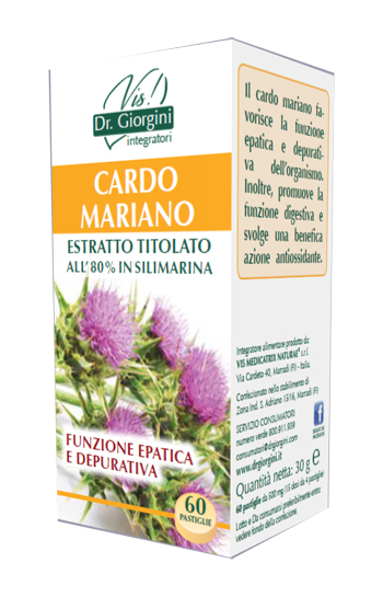 CARDO MARIANO ESTRATTO TITOLATO 60 PASTIGLIE - Antica Farmacia Ferrari