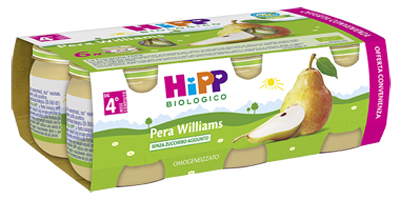 HIPP BIO OMOGENEIZZATO PERA WILLIAMS 6X80 G - Antica Farmacia Ferrari