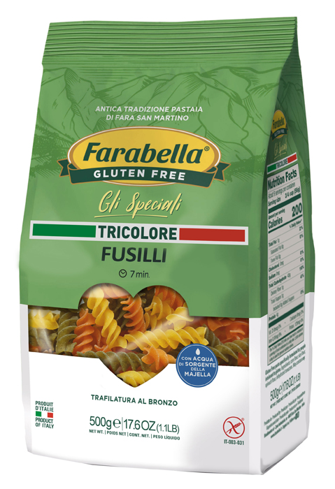 FARABELLA FUSILLI TRICOLORE 500 G - Antica Farmacia Ferrari