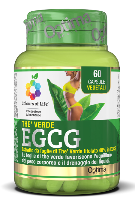 COLOURS OF LIFE THE VERDE EGCG 60 CAPSULE VEGETALI - Antica Farmacia Ferrari