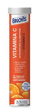 ERGOVIS VIT C 1000MG 20 COMPRESSE EFFERVESCENTI - Antica Farmacia Ferrari