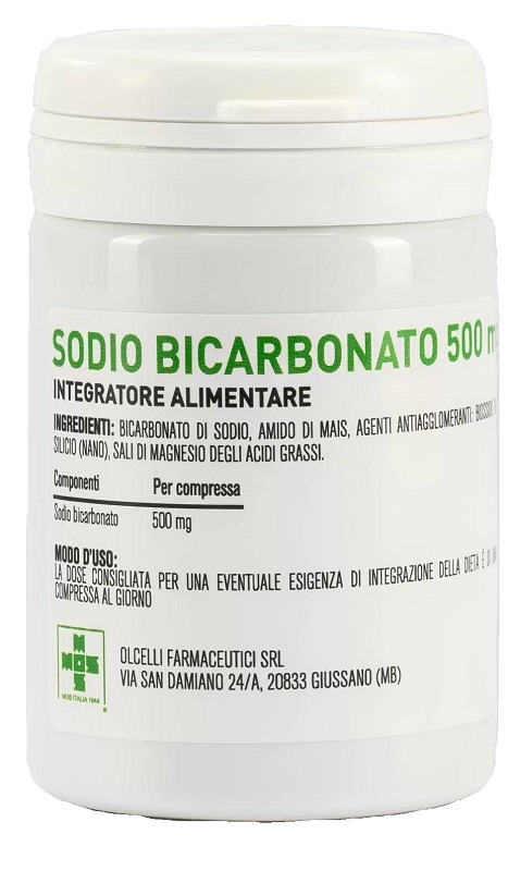 SODIO BICARBONATO 500 MG 100 COMPRESSE - Antica Farmacia Ferrari