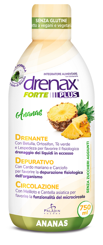 DRENAX FORTE PLUS ESOTICO CON ESTRATTO D'ANANAS 750 ML - Antica Farmacia Ferrari