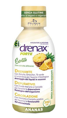 DRENAX FORTE ESOTICO CON ESTRATTO D'ANANAS 300 ML - Antica Farmacia Ferrari