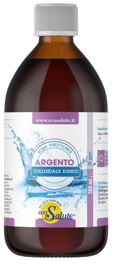 ARGENTO COLLOIDALE IONICO ACQUA 0,5 L - Antica Farmacia Ferrari