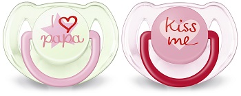 SUCCHIETTO LOVE 6-18 MESI FEMMINA 2 PEZZI - Antica Farmacia Ferrari