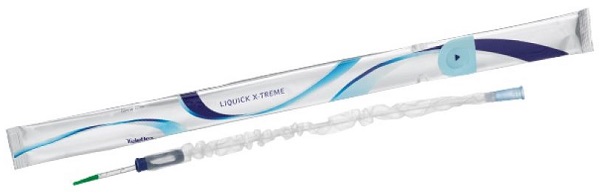 CATETERE VESCICALE AUTOLUBRIFICANTE LIQUICK X-TREME RIVESTIMENTO IDROFILO DIAMETRO CH14 LUNGHEZZA 20 CM PUNTA ERGOTHAN 2 FORI SFALSATI 30 PEZZI - Oltrefarma