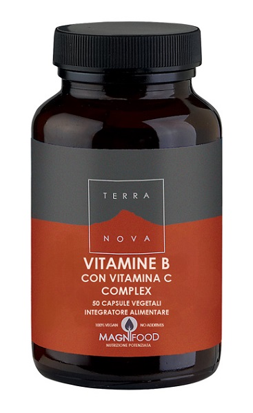 TERRANOVA COMPLESSO DI VITAMINE B CON VITAMINA C 50 CAPSULE - Antica Farmacia Ferrari