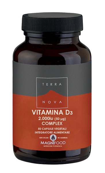 TERRANOVA COMPLESSO DI VITAMINA D3 2000 IU (50UG) 50 CAPSULE - Antica Farmacia Ferrari