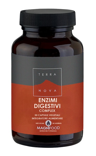 TERRANOVA COMPLESSO DI ENZIMI DIGESTIVI 50 CAPSULE - Antica Farmacia Ferrari