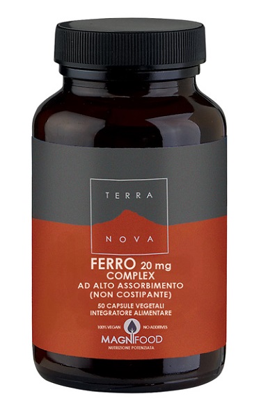 COMPLESSO DI FERRO AD ALTO ASSORBIMENTO 20 MG 50 CAPSULE - Antica Farmacia Ferrari