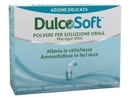 DULCOSOFT POLVERE PER SOLUZIONE ORALE 20 BUSTINE - Antica Farmacia Ferrari