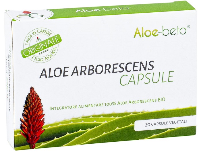 ALOE BETA 30 CAPSULE ALOE ARBORESCENS - Antica Farmacia Ferrari