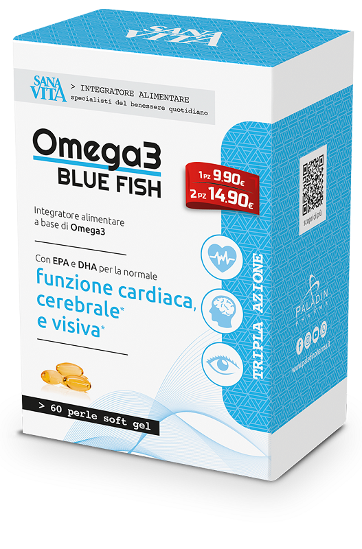 SANAVITA BLUE FISH 60 CAPSULE - Antica Farmacia Ferrari