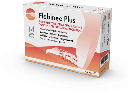 FLEBINEC PLUS 14 BUSTINE 4 G - Antica Farmacia Ferrari