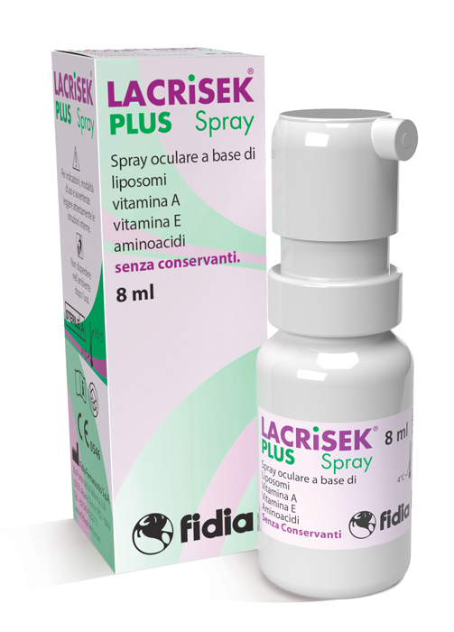 LACRISEK PLUS SPRAY SENZA CONSERVANTI SOLUZIONE OFTALMICA 8 ML - Antica Farmacia Ferrari