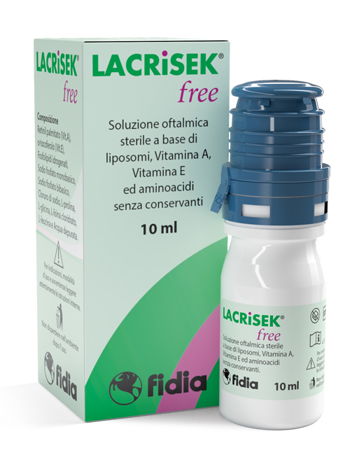 LACRISEK FREE SOLUZIONE OFTALMICA SENZA CONSERVANTI 10 ML - Antica Farmacia Ferrari