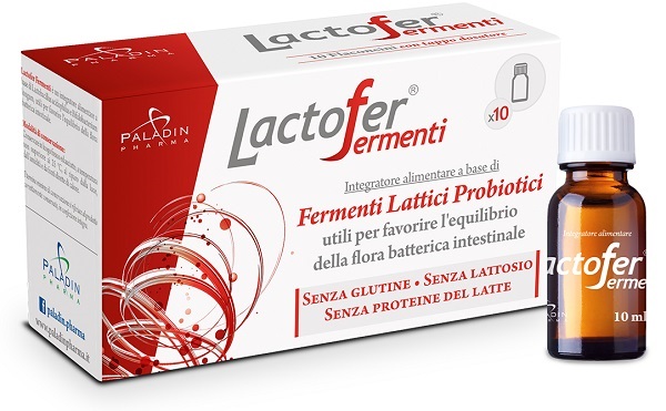 LACTOFER FERMENTI 10 FLACONCINI 10 ML - Antica Farmacia Ferrari