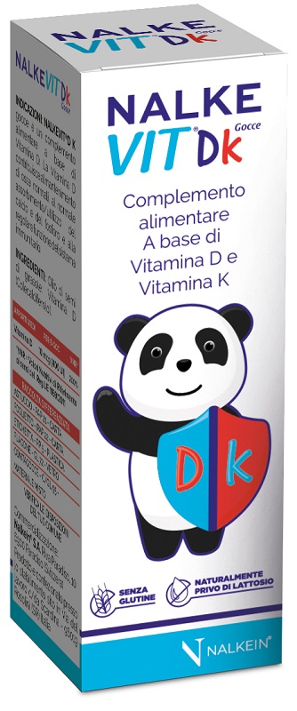 NALKEVIT DK GOCCE CON VITAMINA D3 E K1 9 ML - Antica Farmacia Ferrari