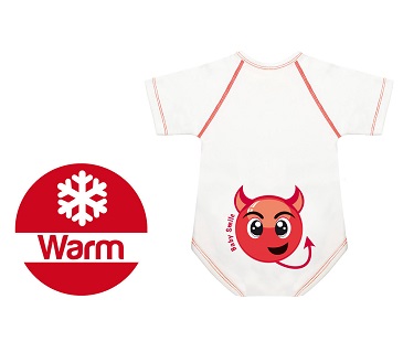 BODY 0 36 M CALDO COTONE WARM BABY SMILE DIAVOLETTO - Antica Farmacia Ferrari
