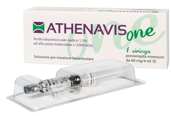 SIRINGA INTRA-ARTICOLARE ATHENAVIS ONE ACIDO IALURONICO 1,5% 4 ML - Antica Farmacia Ferrari