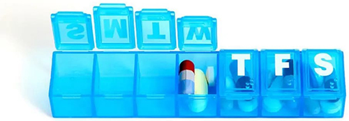MEDS PORTAPILLOLE SETTIMANALE MEDS - Antica Farmacia Ferrari