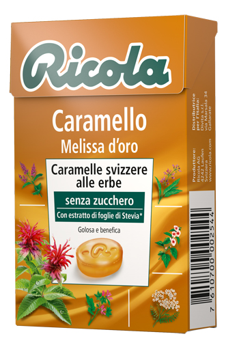 RICOLA HERB-CARAMEL 50 G - Antica Farmacia Ferrari