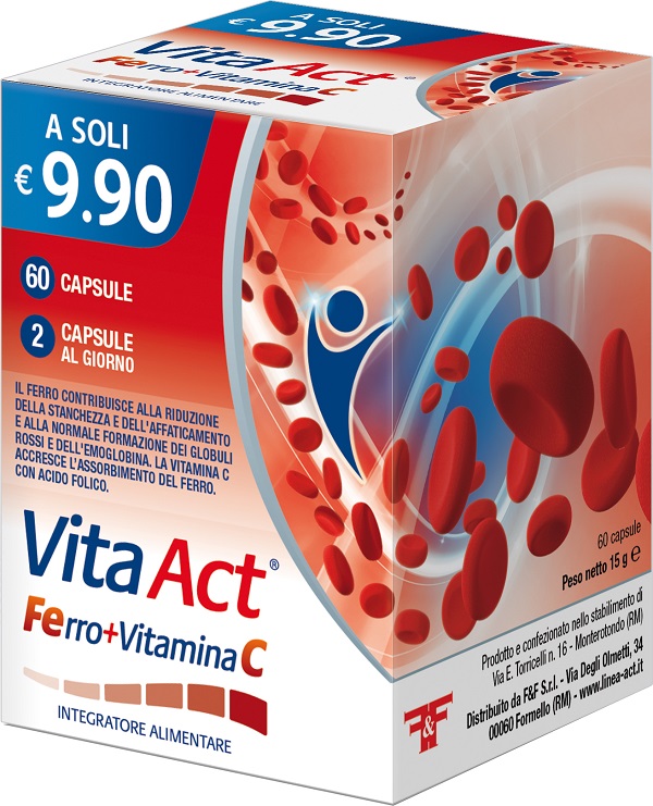 FERRO + VITAMINA C ACT 60 CAPSULE - Antica Farmacia Ferrari